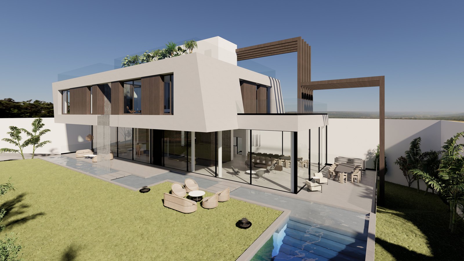 Château de obra nueva en Conde de Orgaz, Madrid — Horlux & Emuna — 2